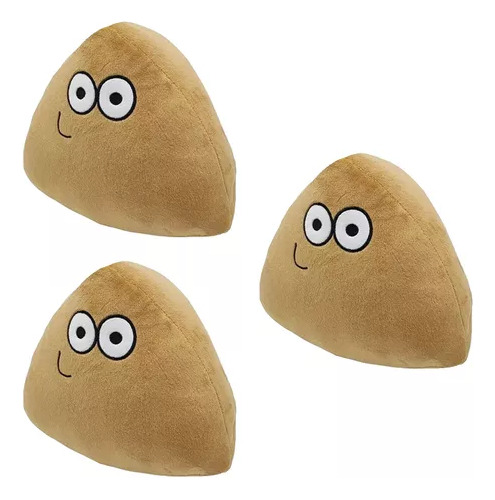 Sin Emoción Alien Pou Furdiburb Muñeco Peluche Juguete 3pcs