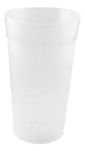 Eco Vaso Plastico Natural Fiestas Eventos 750 Cc  X 40 U.