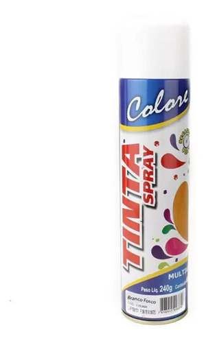 Tinta Spray Colore Multiuso Branco Brilho 400ml 