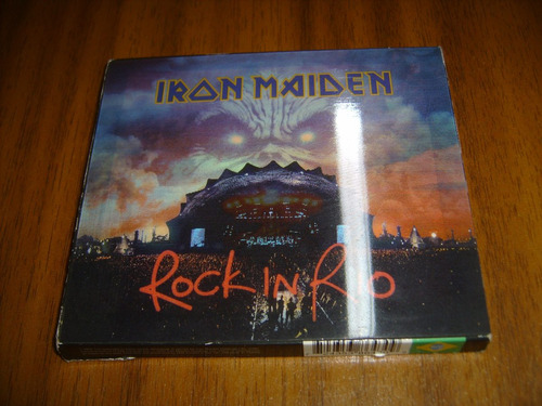 Cd Iron Maiden / Rock In Rio (funda Con Holograma) Europeo