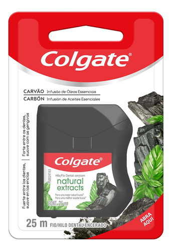 Hilo Dental Colgate Natural Extracts Charcoal 25 Mts