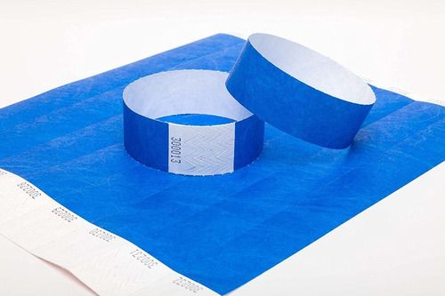 Imagen 5 de 7 de Pulseras Cintas Entradas Papel Fiestas Eventos Cumpleaños