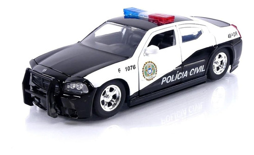 Fast & Furious 1:24 2006 Dodge Charger Police Car Die-cast C