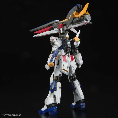 Figura de acción RX-93ff V Gundam de Bandai Gunpla Model Kit Real Grade Excitement Embodied