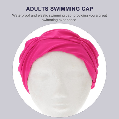 4 Gorros De Natación De Color Liso Para Adultos, Gorros De N