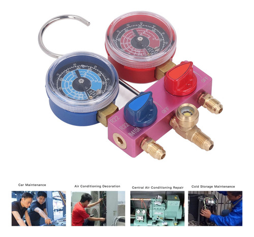 Juego De Manómetros De Refrigerante Q G1/4 Para R22 R32 S