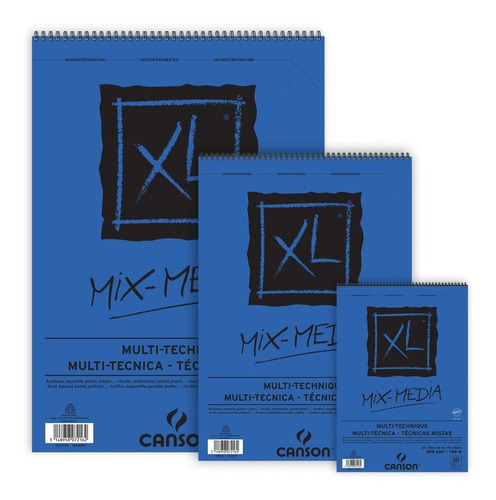 Imagen 1 de 3 de Block Canson Xl Mix-media A3
