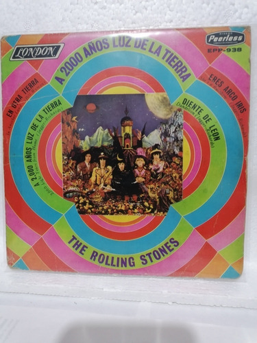 Disco De Vinil En 45 Rpm Ep  Rolling Stones/ella Es Arcoiris