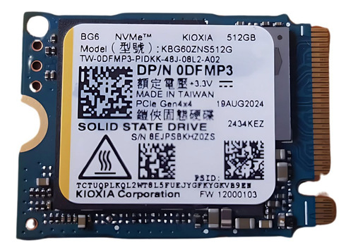 Kit 15 Ssd 512gb Kioxia Bg6 Pcie Gen4x4 Nvme Kbg60zns512g