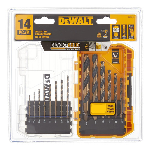 Mechas Metal Acero Jgo 14 Pzas Dewalt Cod: 2720471