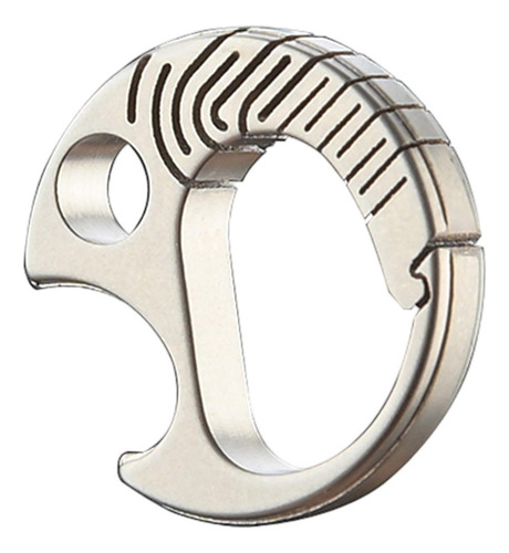 Titanium Keyring Car Keychain Clip Herramienta De Bolsillo