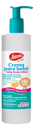 Jaloma Crema Para Bebé, Máxima Nutrición, 250 Ml