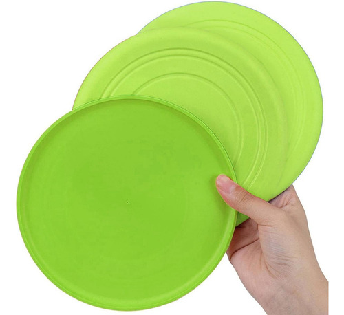 Frisbee De Alta Flexibilidad, Mxygn-005, 5 Pzas, Discos Vola Color Verde
