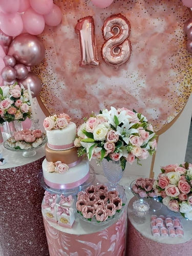 Imagem 1 de 8 de Decoração Rose Gold