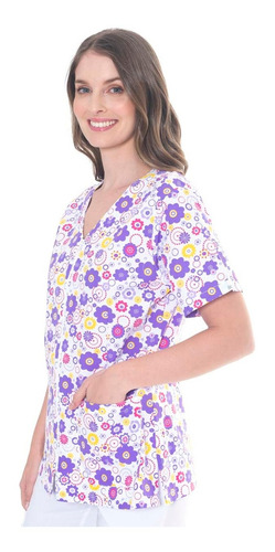 Blusa Tania Dacron Estampado Helpen