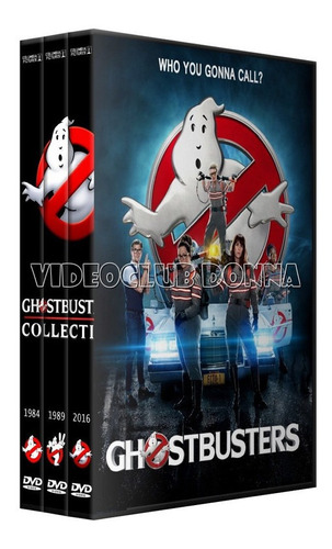 Cazafantasmas Ghostbusters Saga Completa 3 Dvd Colección