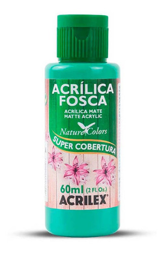 Tinta Acrílica Fosca Acrilex Para Artesanato 60ml - Cores Cor Verde Country