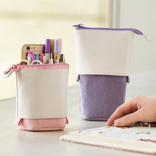 Estuche para lápices, bolsa de papelería de pie, bolsa para telescopio