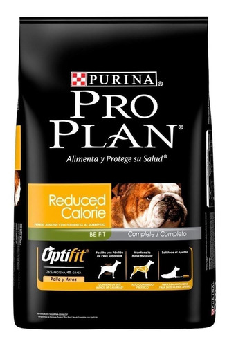 Imagen 2 de 2 de Alimento Pro Plan OptiFit Reduced Calorie para perro adulto de raza mediana y grande sabor pollo y arroz en bolsa de 15kg