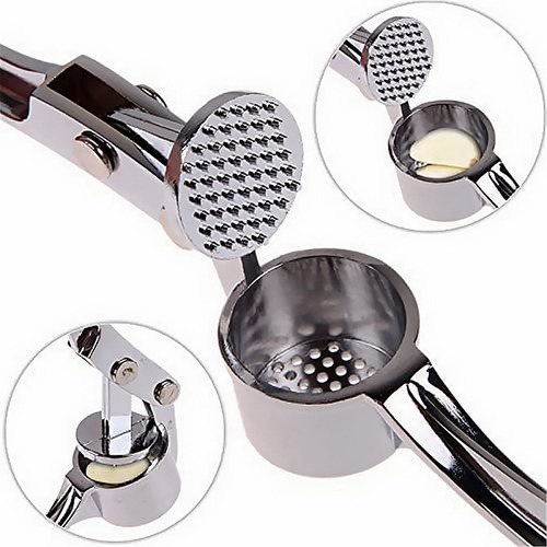 Espremedor De Alho De Cozinha Resistente Em Aço Inox Kehome