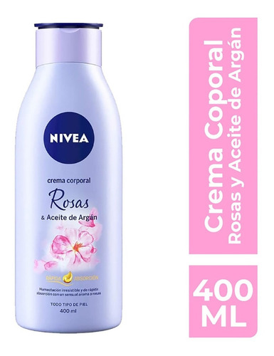 Crema Corporal Nivea Roses Senses Humectante 400ml