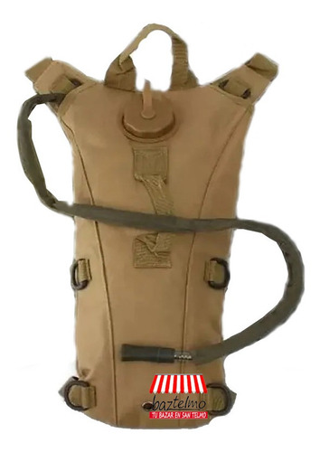 Mochila Tactica Con Bolsa Hidratadora Kms Litros Camuflada