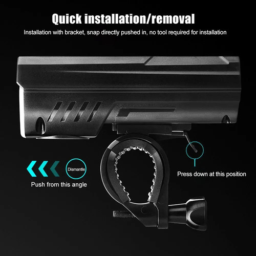 Kit Luz 4 Leds Solar Bicicleta Recargable