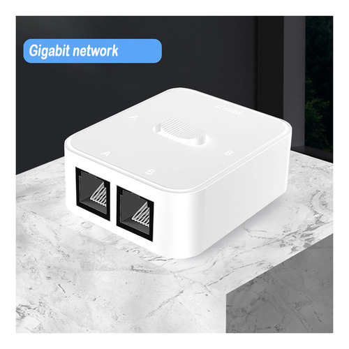 ... Selector De Conmutador Lan Cat6 Rj45 2 En 1 De 2