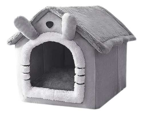 X Casa De Perro Plegable Invierno Cálido Perro Villa Dormir
