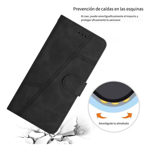 Funda Para Teléfono Zte A32/blade A52 Lite/axon 40pro Con Tapa, Piel Al Tacto, Funda Tipo Cartera