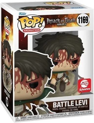 Imagen 2 de 2 de Funko Pop Attack On Titan - Battle Levi Exclusivo 1169