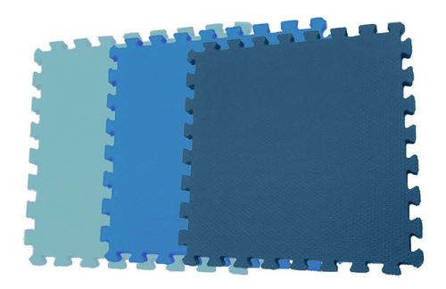 Kit Tapete 8 Tatames Eva 50x50 Cores Tons Rosa Infantil Cor Tons De Azul Nome Do Desenho Liso