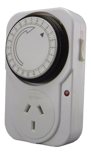 Timer Programable Mecanico Enchufable Vidriera 2hp