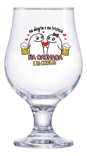 Taça De Vidro Beer Master Flork Na Alegria 80ml - Ruvolo