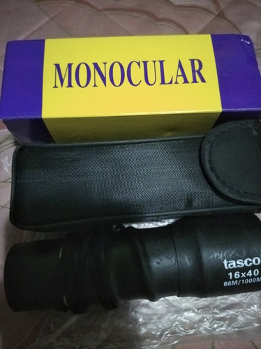 Monóculo 16x40 Tasco 66/1000m. Com Estojo Na Caixa.