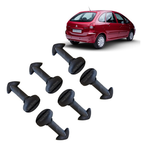 Kit 6 Trava Plástica Tampa Cabeçote 307 Xsara Picasso 2.0