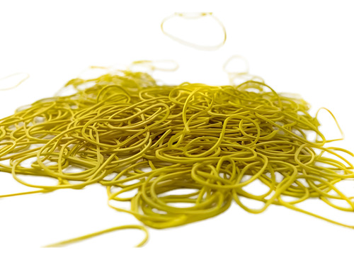 Kit Com 2pct Elástico Standard Amarelo 8,5cm 120uni No 18