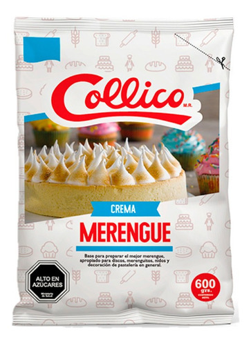 Base Merengue Collico 600gr(3uni) Super