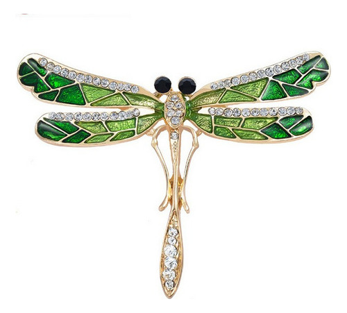 Traje De Dragonfly Diamante Broche Pin Vestido Mujer Hombre