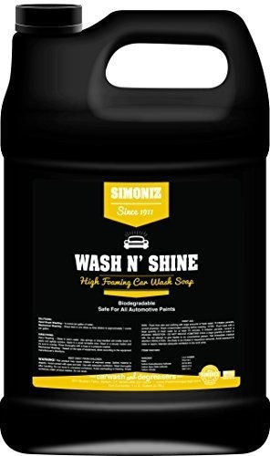 Simoniz W4210001 Wash N Shine Car Wash 1 Galon 1 Paquete