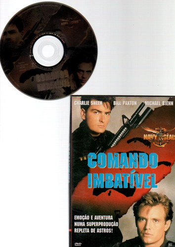 Dvd - Comando Imbatível - Navy Seals - Charlie Sheen 