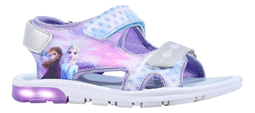 Sandalias Frozen Disney Luces Led Niños Abrojos Footy