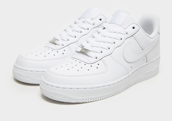 tenis nike air force one just do it white stickers snake