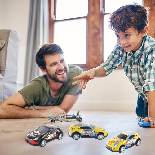 Mini Vehículos De Carreras, Juguete Retráctiles, Coche De Ho