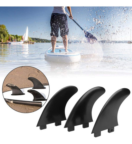 3x Aletas De Tabla De Surf De Paddleboard Para Canoa
