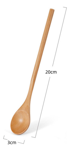 3 Set De Cucharas De Té De Madera Para Disfrutar En Casa A