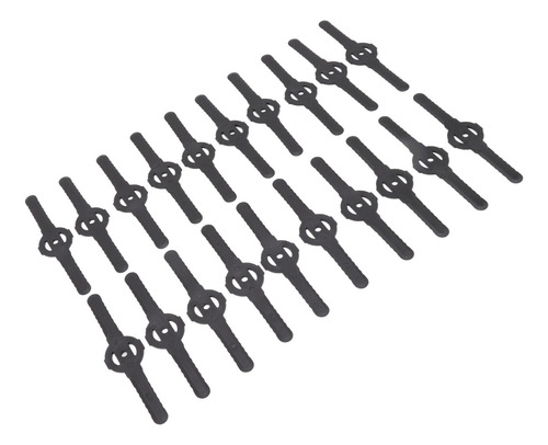 20 Cuchillas De Plástico Para Cortacésped Eléctrico Para Jar