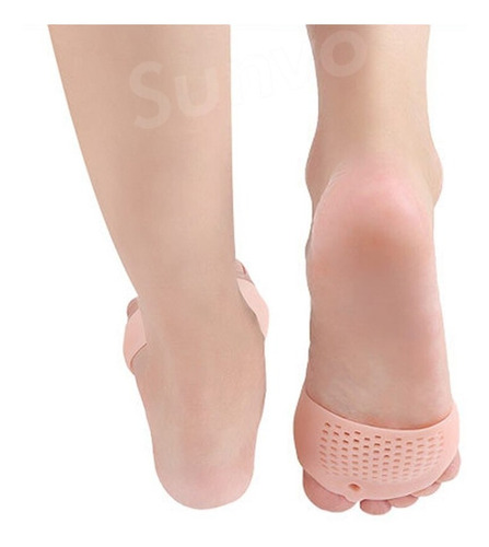 Imagem 9 de 10 de Par Palmilha Ortopédica Antepé Silicone Gel Alivia As Dores