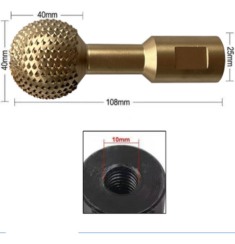 Esfera Rebaño, Herramienta De Talla De Interfaz De 10 Mm
