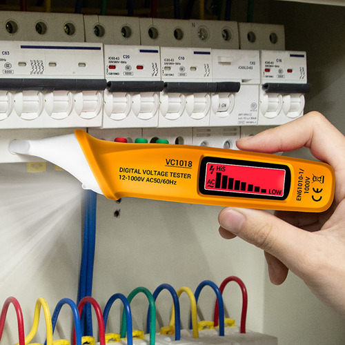 Pen Tester Aneng Vc1018 Lcd Digital Sin Contacto, Voltaje